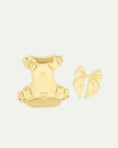Load image into Gallery viewer, Satin Harness Bow - Buttercream