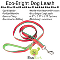 Load image into Gallery viewer, EcoBark Watermelon Dog Leash- Padded Comfort Grip Leash - 4ft, 5ft, and 6ft Leash for Small and Medium Dogs