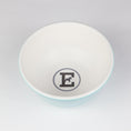 Load image into Gallery viewer, Blue and white ceramic dog bowl