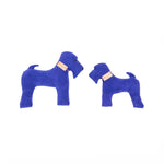 Blue cotton dog gift toy