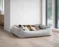 Load image into Gallery viewer, Bowsers Scoop Bolster Dog Bed in harper-stripe