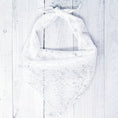 Load image into Gallery viewer, White Sheer Lace Dog Bandana