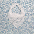 Load image into Gallery viewer, White Sheer Lace Dog Bandana
