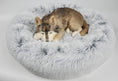 Load image into Gallery viewer, Mr. Peanut's 28" OrthoPlush® Pet Bed - Snowflake White Two Tone