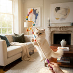 Wooly Cat Wand Cat Toy – Flower