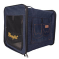 Load image into Gallery viewer, Wrangler Collapsible Crate Dark Blue luxury boutique pet product from Southlake Paws