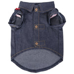 Wrangler® Pattern Yoke Denim Shirt – Dark Blue