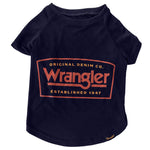 Wrangler® Est Logo Tee-Dark Navy