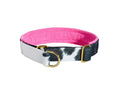 Load image into Gallery viewer, Bowsers Designer Slip Dog Collar in durango-flamingo