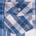 Load image into Gallery viewer, Wrangler® Plaid Snap Pocket Shirt – Blue Multi