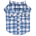 Wrangler® Plaid Snap Pocket Shirt – Blue Multi