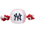 Load image into Gallery viewer, New York Yankees Nylon Baseball Rope Toy