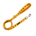Load image into Gallery viewer, EcoBark Yellow Dog Leash- Padded Comfort Grip Padded Leash Dog Pattern - 4ft, 5ft, and 6ft Leash for Small and Medium Dogs