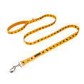 Load image into Gallery viewer, EcoBark Yellow Dog Leash- Padded Comfort Grip Padded Leash Dog Pattern - 4ft, 5ft, and 6ft Leash for Small and Medium Dogs