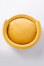 The Yin & Yang Luxury Pet Bed in Yellow