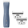 Load image into Gallery viewer, Andis Emerge Blue Clipper with Free 4FW and 5FW Blades