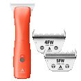 Load image into Gallery viewer, Andis Emerge Orange Clipper #30W and with 4FW and 5FW Blades