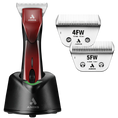 Load image into Gallery viewer, Andis Pulse ZR II Red Clipper #30W and with 4FW and 5FW Blades
