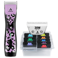 Load image into Gallery viewer, Andis Pulse ZR II Wild Clipper with #30W Blade and 8Pc Wide Comb Attachment Bundle