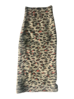 Animal Instincts Leopard Mock Neck Dog Sweater