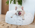 Load image into Gallery viewer, Arctic Shag Donut Bed