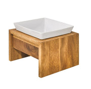 Artisan Single Wood Feeder Bamboo