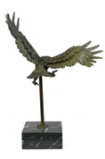 Load image into Gallery viewer, Flying High American Eagle Bronze Sculpture by Milo Bird Art Deco Statue Decor
