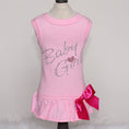 Load image into Gallery viewer, Baby Girl Dog Satin Cotton Dress - Designer Dog Clothes from Southlake Paws