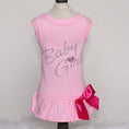 Load image into Gallery viewer, Hello Doggie Baby Girl Dog Satin Cotton Dress