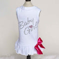 Load image into Gallery viewer, Hello Doggie Baby Girl Dog Satin Cotton Dress
