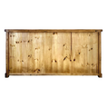 Load image into Gallery viewer, Oasis Large Dog Rustic Wood Kennel in Medium Wax - Southlake Paws