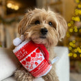 Load image into Gallery viewer, Holly Cup, Green Stars Bone, & Haute Chocolate | Christmas Dog Toys