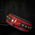 Load image into Gallery viewer, The "Balteus" red collar