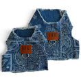 Load image into Gallery viewer, Printed Bandana Denim Harness