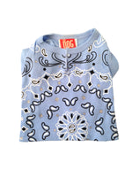 Bandana Dog Tee, Light Blue