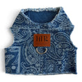 Load image into Gallery viewer, Printed Bandana Denim Harness