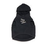 Big Full Heart Animal Hoodie, Black + Cream