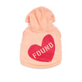 Load image into Gallery viewer, Big Full Heart Animal Hoodie, Coral + Peach