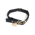 Load image into Gallery viewer, Black Washable Velvet Cat & Dog Collar