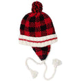 Load image into Gallery viewer, Hand Knit Wool Buffalo Plaid Hat