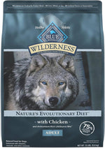 Blue Buffalo Wilderness Adult Chicken with Wholesome Grains Dry Dog Food