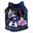 Load image into Gallery viewer, Swiftie Inspired #3 Denim Dog Jacket for dogs