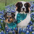 Load image into Gallery viewer, Electric Botanical Dog Bandana