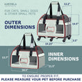 Load image into Gallery viewer, Bone Cruiser Pet Carrier with Removable Wheels and Telescopic Handle