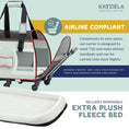 Load image into Gallery viewer, Bone Cruiser Pet Carrier with Removable Wheels and Telescopic Handle