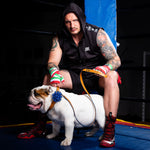 Cobalt Anemone Dog Collar