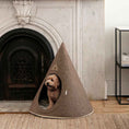 Load image into Gallery viewer, Nooee Pet Cave Buddy (L) – Cream/Brown