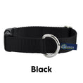 Load image into Gallery viewer, 5/8″ and 1″ Black Nylon Dog Collars
