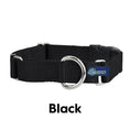 Load image into Gallery viewer, 5/8″ and 1″ Black Nylon Dog Collars