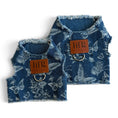 Load image into Gallery viewer, Printed Butterfly Denim Harness